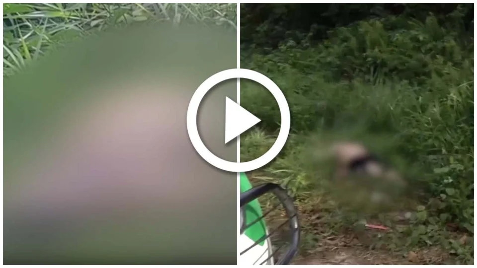 VÍDEO: corpo do sexo masculino foi encontrado em ramal da Zona Oeste de Manaus
