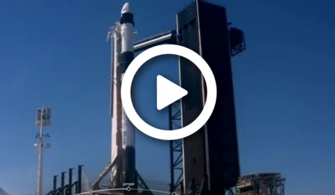 VÍDEO: espaçonave Crew Dragon realiza 1° voo 100% comercial para Estação Espacial Internacional