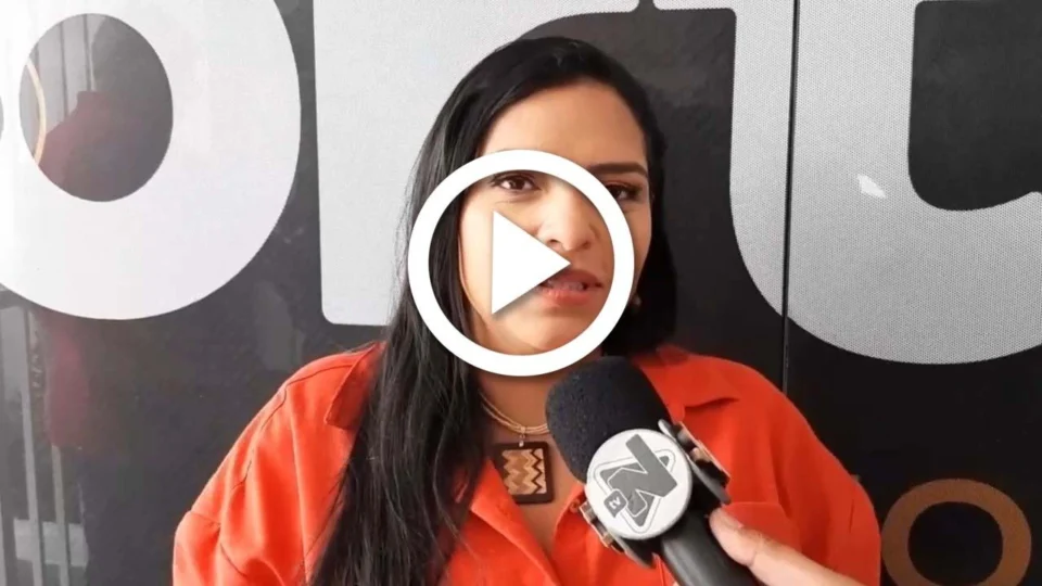 Eleições 2022: candidata a vice-governadora do AM Anne Moura chega para debate no Grupo Norte de Comunicação