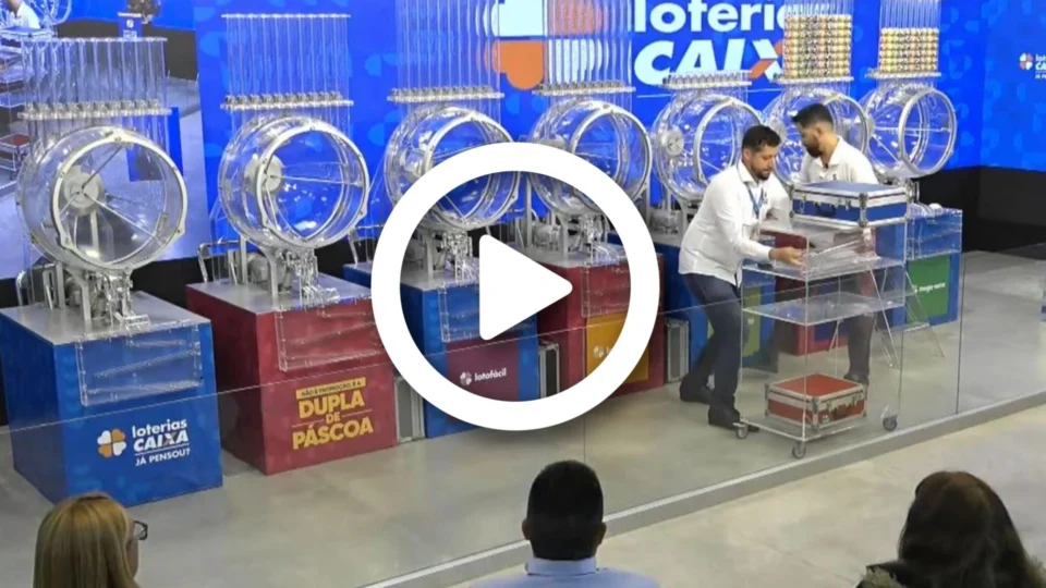 VÍDEO: veja como foi o sorteio da Mega-Sena, Quina, Lotofácil, Super Sete e Lotomania