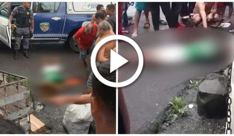 VÍDEO: homem tenta fugir, mas é alcançado por homens armados e executado com vários tiros na Zona Leste de Manaus