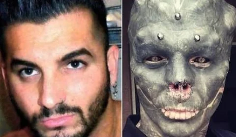 Homem conhecido como ‘alienígena negro’ diz que quer dividir órgão genital ao meio