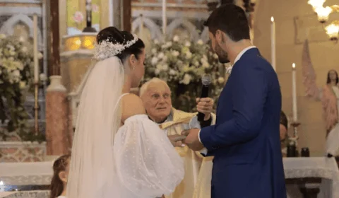 Padre celebra casamento do neto no Rio Grande do Sul