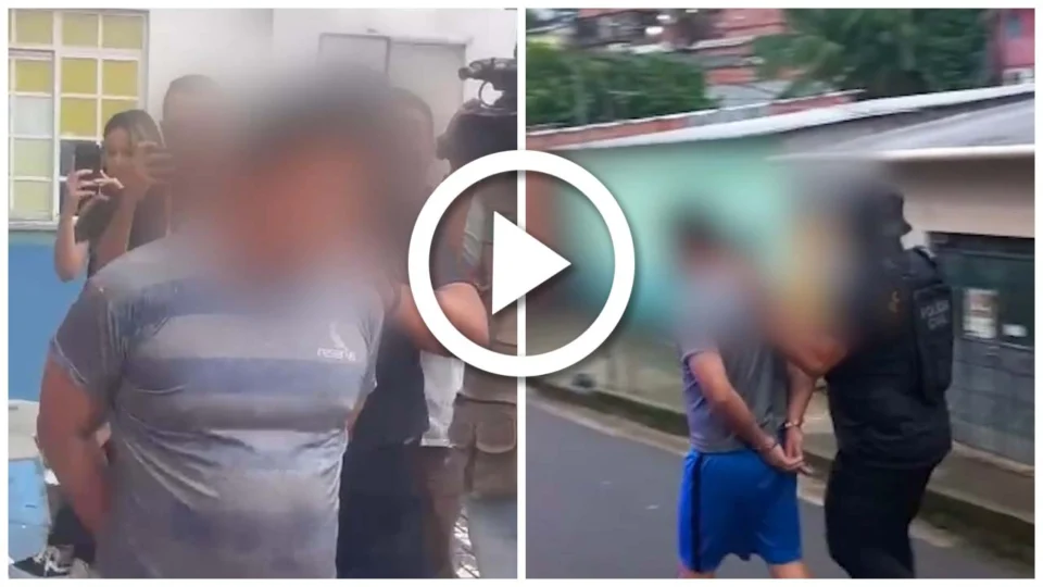 VÍDEO: padrasto, acobertado pela mãe da vítima, é preso por estuprar enteada na Zona Oeste de Manaus