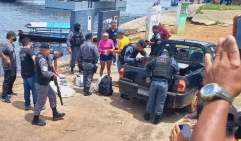 Drogas escondidas em caixa de isopor são apreendidas no Amazonas