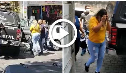 VÍDEO: mulher é presa por furtar R$ 75 mil de empresa em Manaus