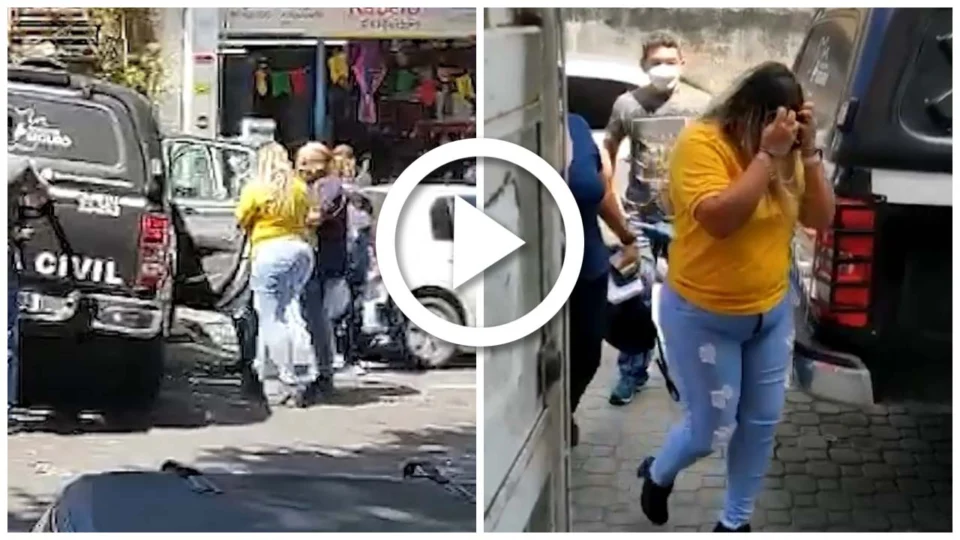 VÍDEO: mulher é presa por furtar R$ 75 mil de empresa em Manaus