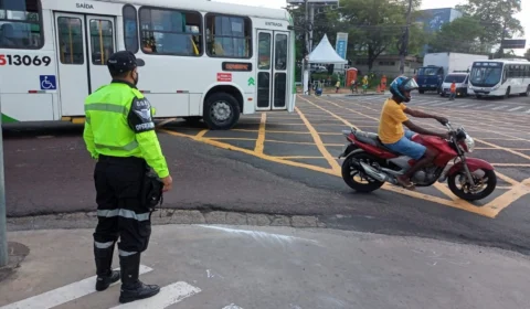 IMMU monta operação para monitorar fluidez do trânsito nos locais do concurso da Sefaz, em Manaus