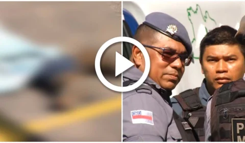 VÍDEO: homem morre em possível troca de tiros no Distrito Industrial, na Zona Sul de Manaus