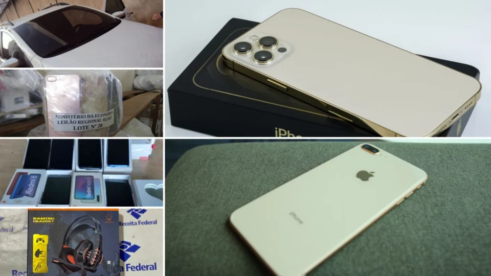 Receita Federal de Belém-PA realiza leilão de veículos, iPhone e outros objetos; veja como participar