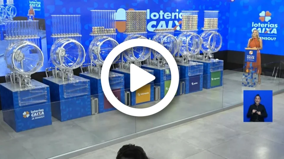 VÍDEO: veja como foi o sorteio da Mega-Sena, Quina, Lotofácil, Super Sete e Lotomania