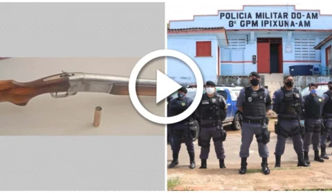 VÍDEO: adolescente é apreendido suspeito de ameaçar um guarda civil municipal em Ipixuna, no interior do Amazonas
