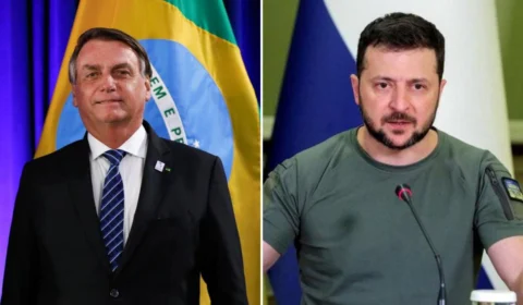 Por telefone, Bolsonaro conversa com presidente ucraniano nesta segunda-feira