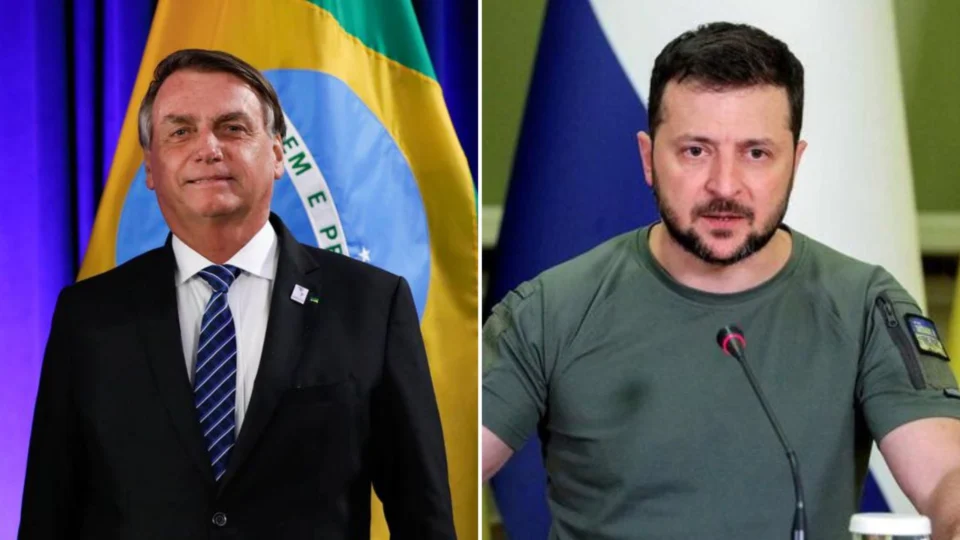 Por telefone, Bolsonaro conversa com presidente ucraniano nesta segunda-feira