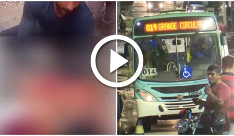 VÍDEO: suspeito entra em coma depois de ser espancado por passageiros de ônibus