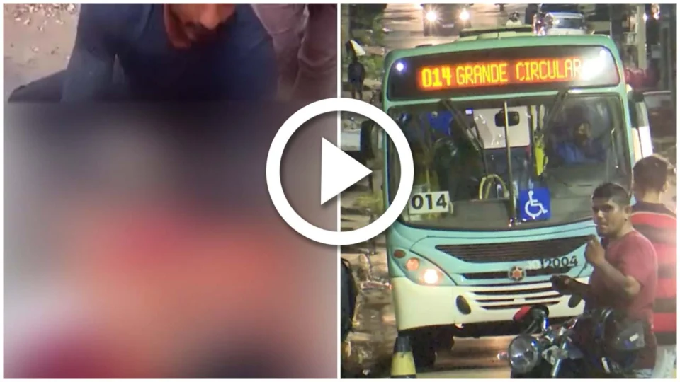 VÍDEO: suspeito entra em coma depois de ser espancado por passageiros de ônibus