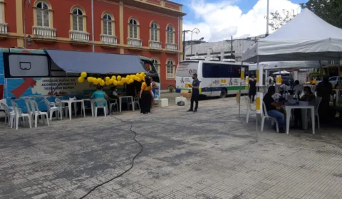Campanha de vacinação e testagem de hepatites virais é realizada nesta quinta-feira na Praça da Polícia em Manaus