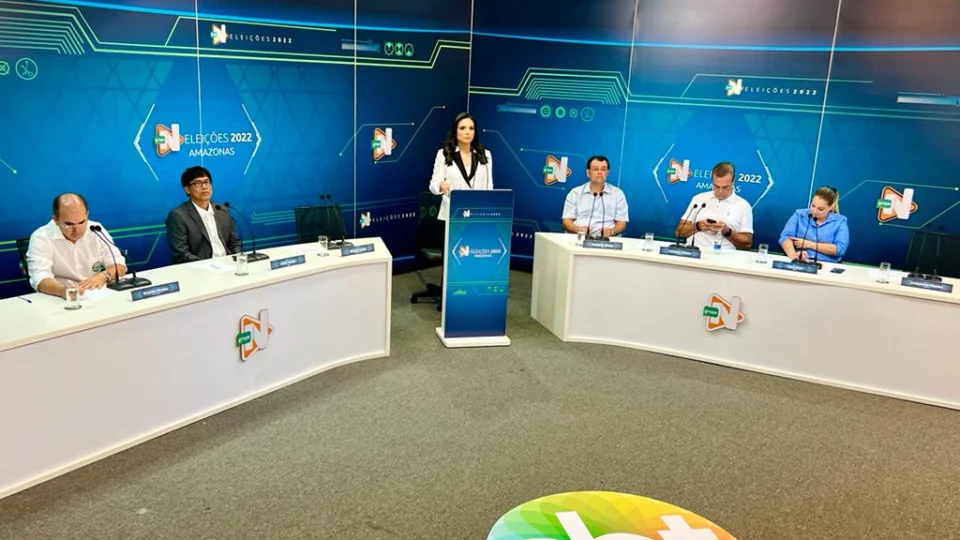 Eleições 2022: candidatos ao governo do AM apresentam propostas em debate do Grupo Norte de Comunicação