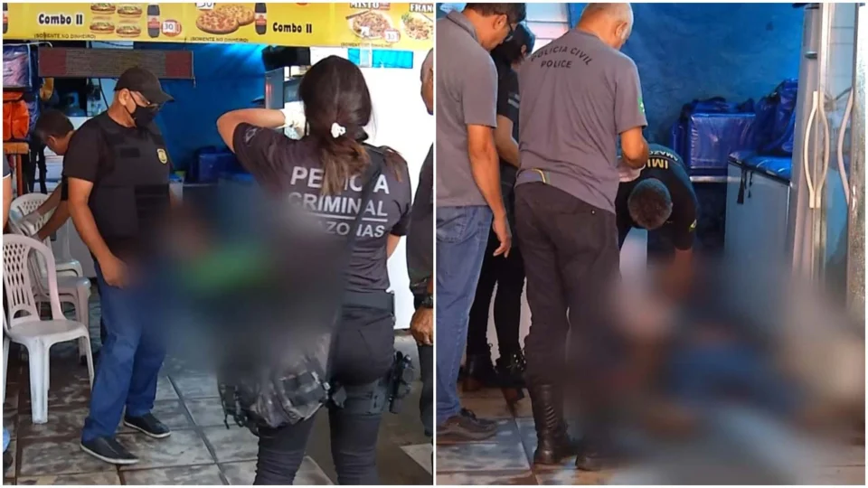 VÍDEO: entregador é assassinado dentro de restaurante da Zona Oeste de Manaus