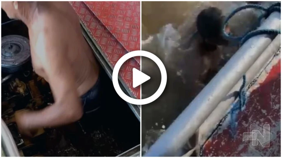 VÍDEO: imagens compartilhadas em rede social mostram momentos antes de embarcação afundar em Belém – PA