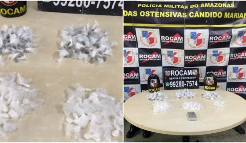 VÍDEO: homem é preso em flagrante por tráfico de drogas na Zona Sul de Manaus 