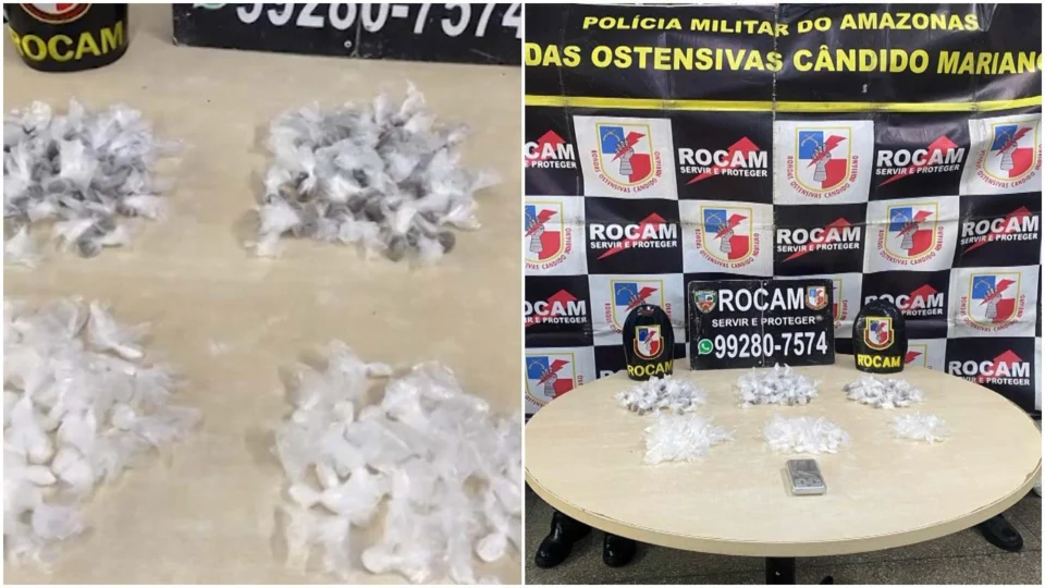 VÍDEO: homem é preso em flagrante por tráfico de drogas na Zona Sul de Manaus 