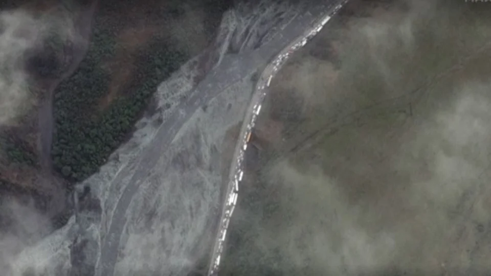 Satélite registra fuga de russos para Geórgia e Mongólia