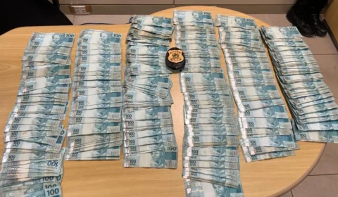 Irmã de candidata é abordada com R$ 61 mil no Aeroclube do Amazonas, em Manaus; veja fotos