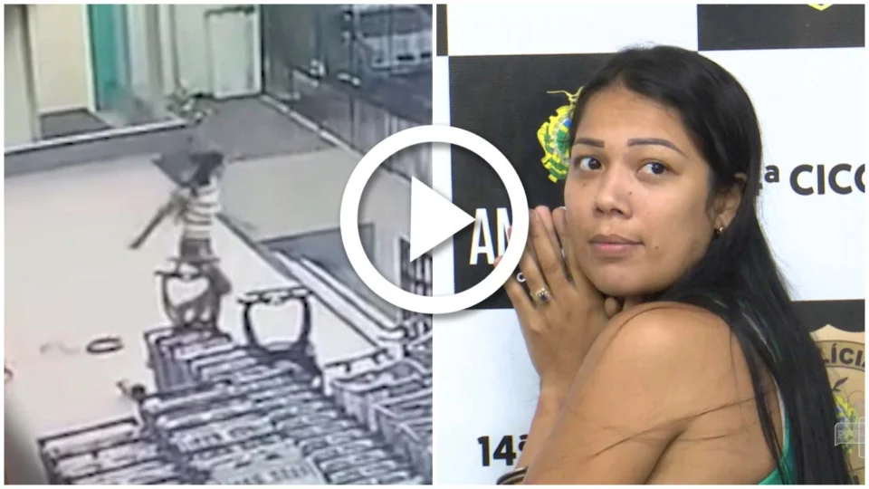 VÍDEO: mulher envolvida na tentativa de latrocínio de PM é presa em Manaus