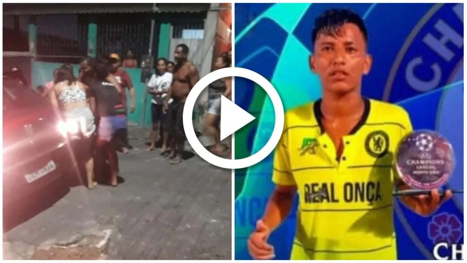 VÍDEO: homem sai de casa para jogar bola e acaba assassinado na Zona Leste de Manaus