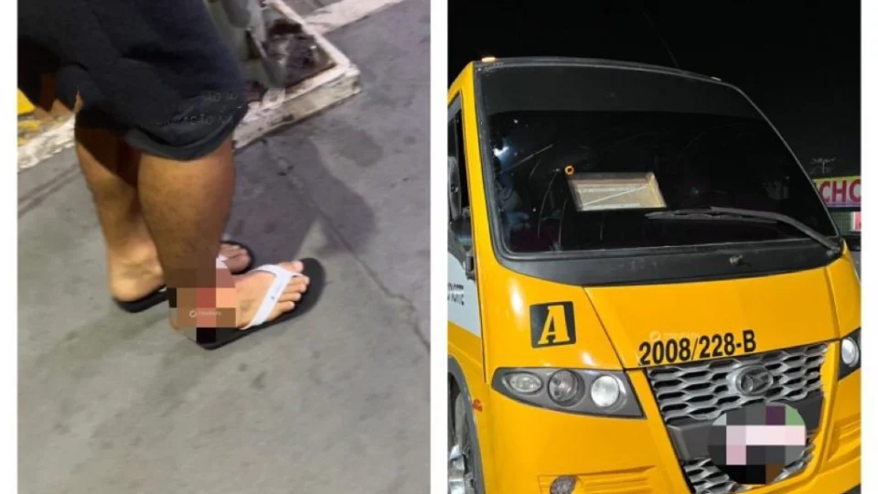 Passageiro é baleado no pé durante assalto na Zona Leste de Manaus