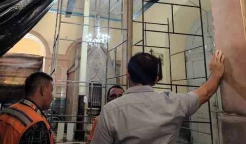 Igreja da Matriz é interditada totalmente após nova avaliação da defesa civil em Manaus