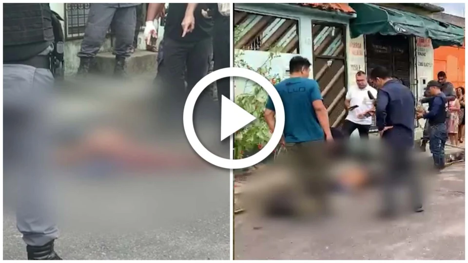 VÍDEO: homem é assassinado com dinheiro e drogas no bolso na Zona Norte de Manaus