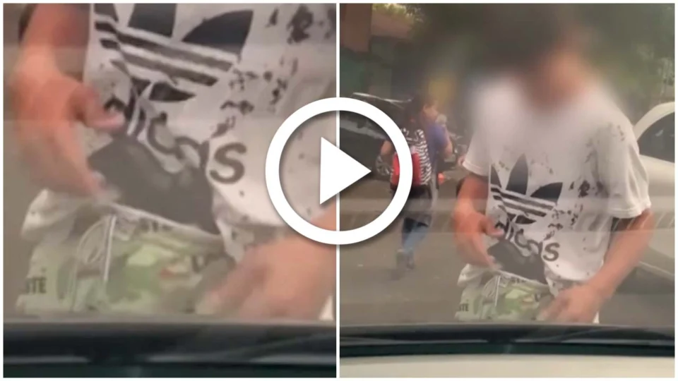 VÍDEO: estudante é flagrado com arma falsa em frente à escola da Zona Oeste de Manaus