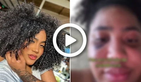 VÍDEO: influencer publica vídeo quando é agredida pelo ex-namorado