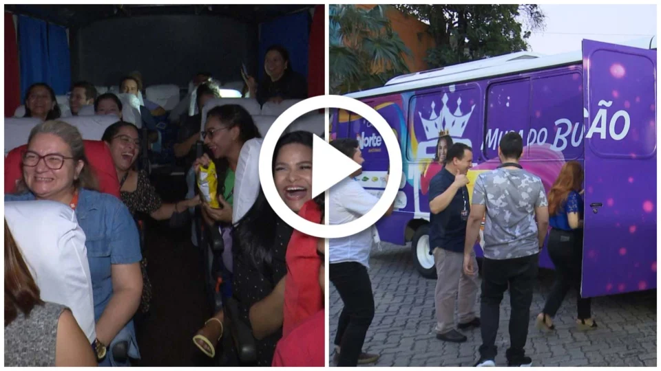 VÍDEO: TV Norte festeja estreia do Musa do Busão