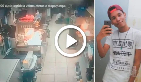 VÍDEO: atendente de lanchonete é agredido e leva tiro de cliente após discussão no RJ