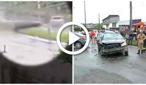 VÍDEO: vítima de acidente de trânsito morre na Zona Sul de Manaus