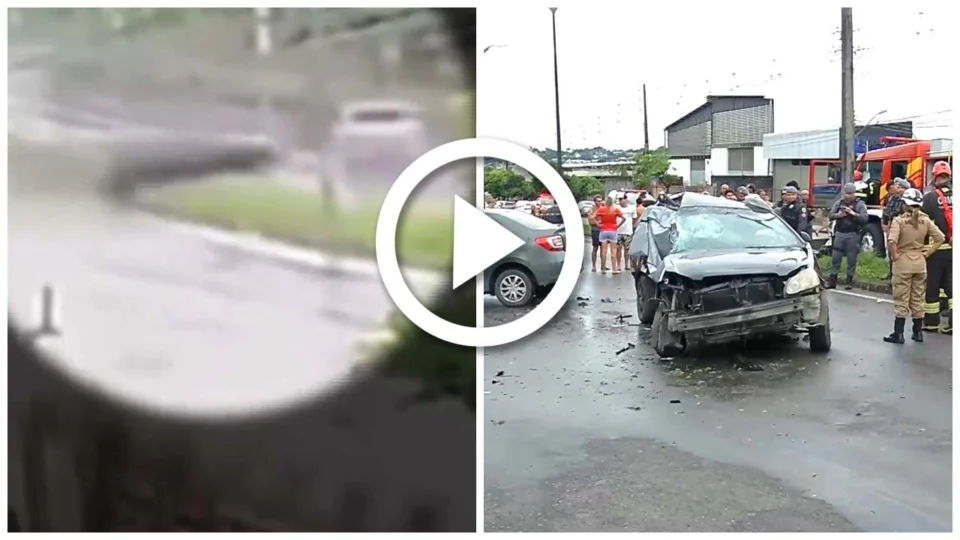 VÍDEO: vítima de acidente de trânsito morre na Zona Sul de Manaus