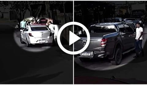 VÍDEO: suspeitos roubam carro estacionado na Zona Norte de Manaus