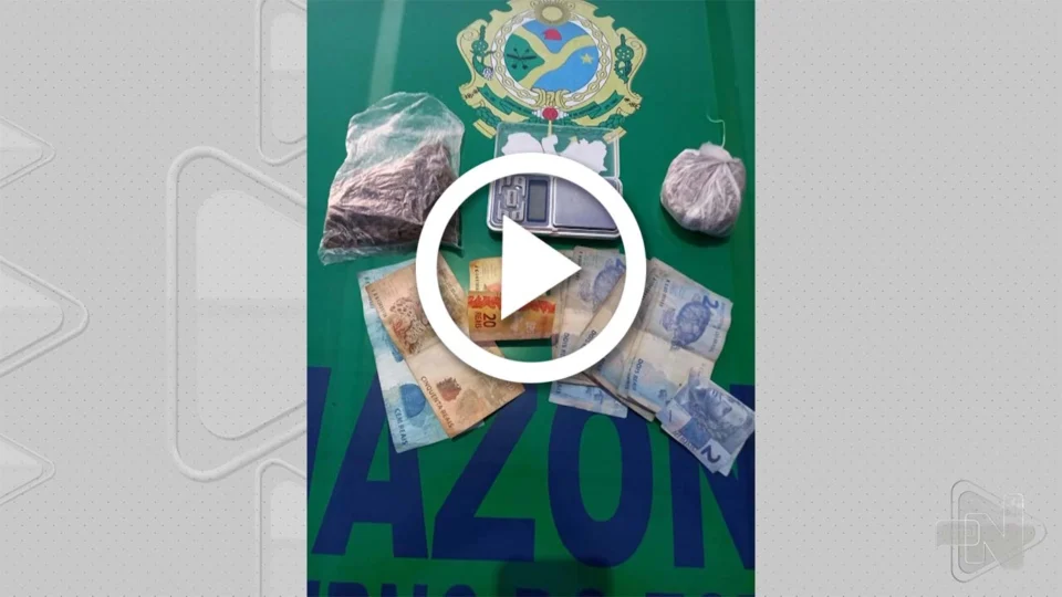 VÍDEO: homem é preso com drogas e dinheiro no Jorge Teixeira, em Manaus