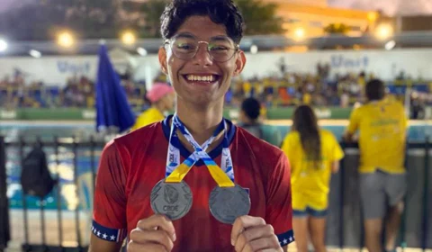 Amazonense de 17 anos é o melhor nadador na categoria de costas da região norte do Brasil