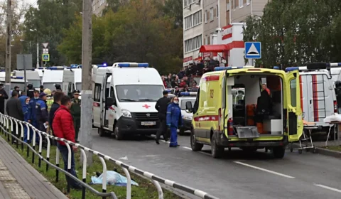 Sobe para 13 número de mortos em ataque a escola no centro da Rússia