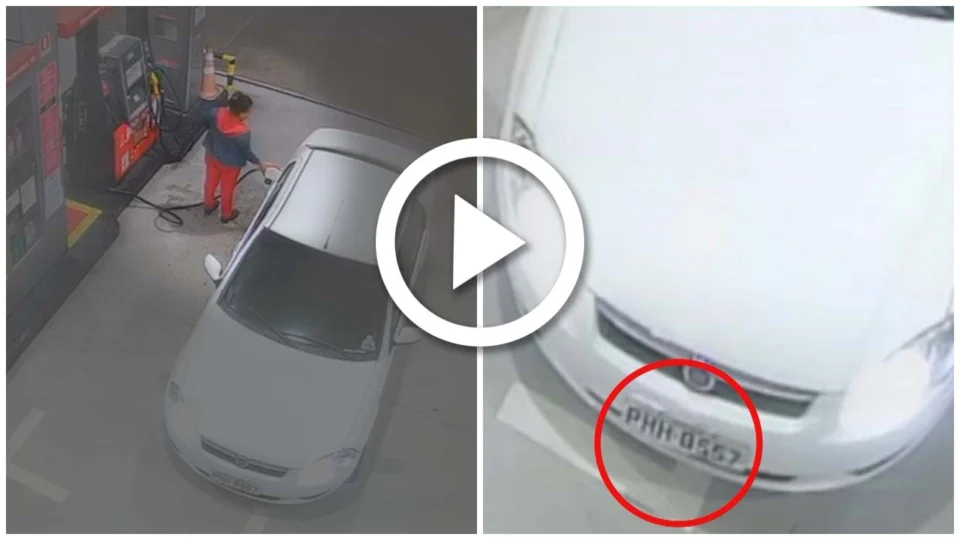 VÍDEO: golpista do tanque abastece e foge sem pagar novamente em Manaus