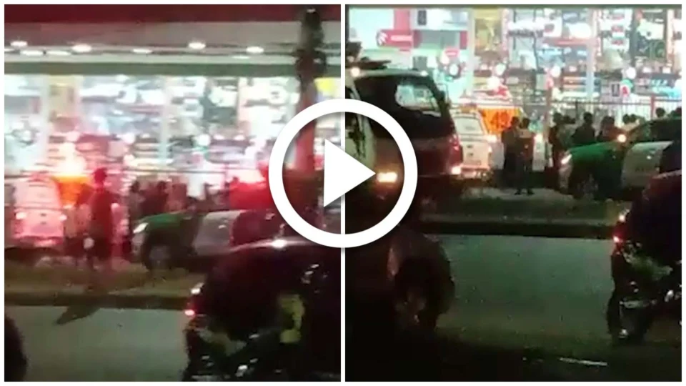 VÍDEO: suspeito de roubo é executado a tiros por pistoleiro em supermercado da Zona Norte de Manaus