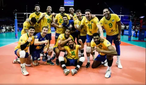 Seleção brasileira de vôlei encara França nas quartas de final da Liga das Nações no Japão