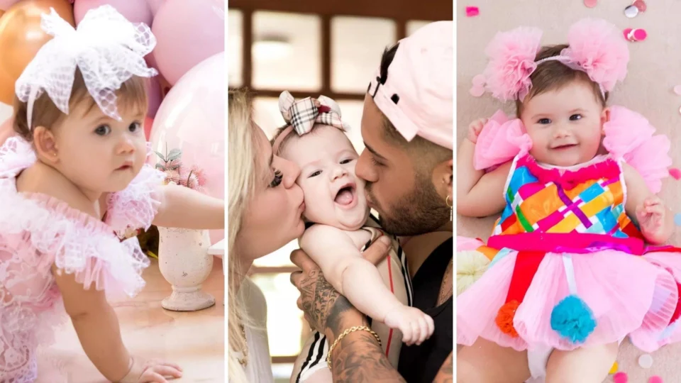 Virginia Fonseca e Zé Felipe comemoram 1 ano da filha, Maria Alice