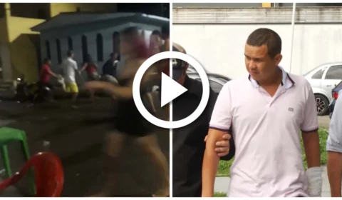 VÍDEO: suspeito de assassinar homem em festa é preso na Zona Centro-Oeste de Manaus