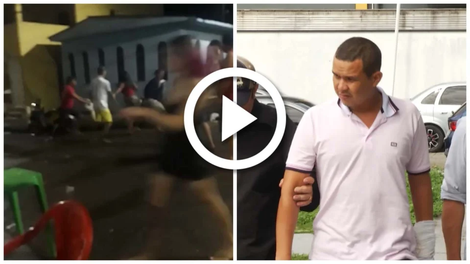 VÍDEO: suspeito de assassinar homem em festa é preso na Zona Centro-Oeste de Manaus