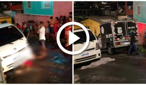 VÍDEO: homem é executado a tiros no meio da rua na Zona Oeste de Manaus